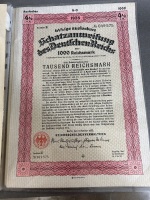 Collection of old German Bond Certificates - 2