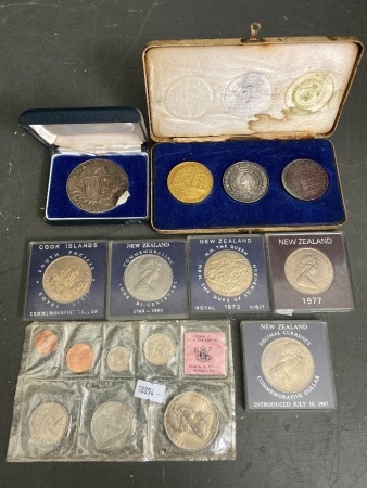 Quanity of old New Zealand collector coins