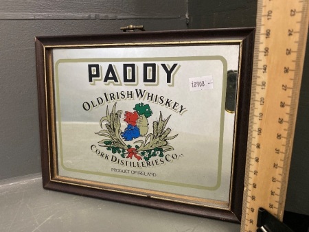 Paddy Old Irish Whiskey Cork Distilleries Co. mirror