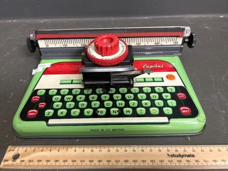 Kids Captial toy vintage type writer