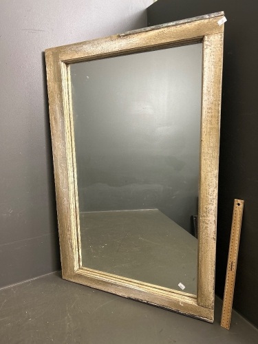 Large Antique Casement Window with Mirror Insert