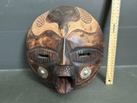 Hand Carved Wooden Tribal Mask