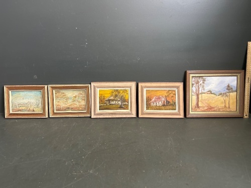 5 Small Australian Paintings