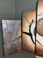 Modern mystical 5 piece art work - 2