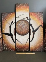 Modern mystical 5 piece art work - 3