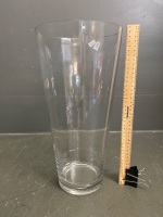 Large glass vase