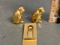 2 little monkeys and money clip - 2