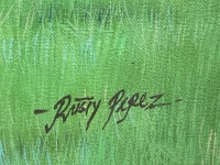 Ming Dynasty and Harry White painting signed Rusty Perez - 3