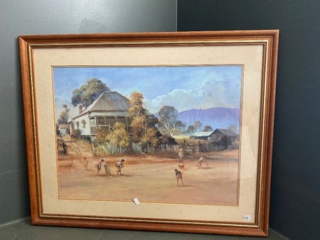 " The Cricket Match " by d'Arcy W Doyal