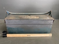 Vintage Land Rover metal tool box Made in Birmingham England