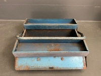 Vintage Land Rover metal tool box Made in Birmingham England - 3