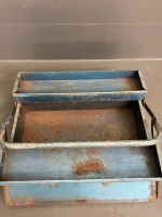 Vintage Land Rover metal tool box Made in Birmingham England - 4