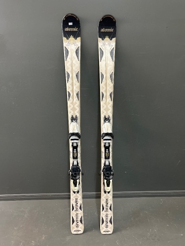 Pair of Seventh Heaven Atomic 157cm Downhill Skis