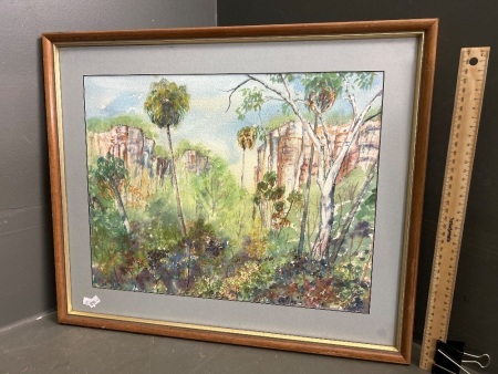 Carnarvons - Framed/Glazed Watercolour signed C Elcoate