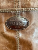 Leather Fossil man bag - 3