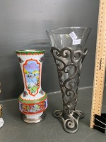 Mixed selection of 5 vases - 3