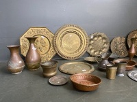 Mixed brass and copper lot - 2