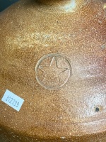 Salt Glazed Demijohn - marked ICI ANZ with Star Stamp by Bendigo Pottery - 3