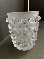 Lalique (France) Mossi Vase - Clear Dots - Marked to Base - 2