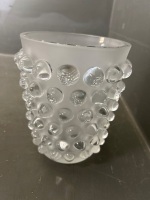 Lalique (France) Mossi Vase - Clear Dots - Marked to Base - 3