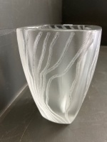 Lalique - France 1940/50s Yasna Vase - Frosted and Etched - Marked to Base - 3