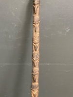 P.N.G Sepik River Carved Ladle with Half Coconut Shell - 3