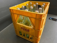 80s Coca-Cola Bottle Crate with 1L Bottles - 2