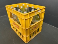 80s Coca-Cola Bottle Crate with 1L Bottles - 3