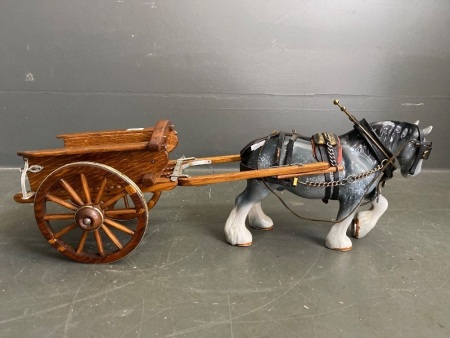 Sylvac England Horse and Cart