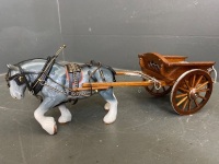 Sylvac England Horse and Cart - 3