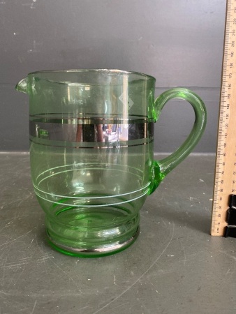 Uranium Glass Jug