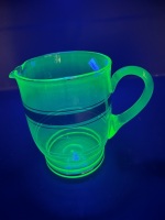 Uranium Glass Jug - 4