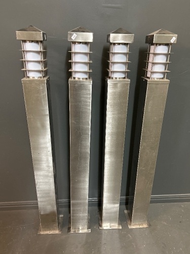 4 Stainless Steel Light Bollards