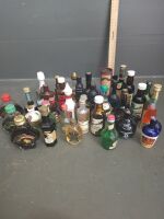 Selection of Collectable Miniature Alcohol bottles