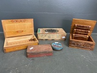 Unique selection of cigarette boxes, tobacco boxes and tins