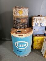 8 Assorted Oil Tins & Drums - 2