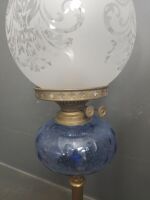 Blue Glass Font Kero Lamp - 3