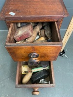 Solid timber cobblers tool set - 2