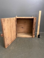 Bushman built First Aide cabinet 1950's - 2