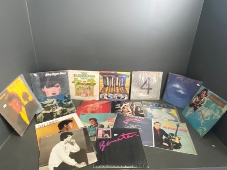 Selection of Records inc. Foreigner, Willie Nelson, Abba, Elvis, Smokie etc