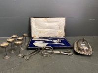 Lot of Silver Plate Kitchenware