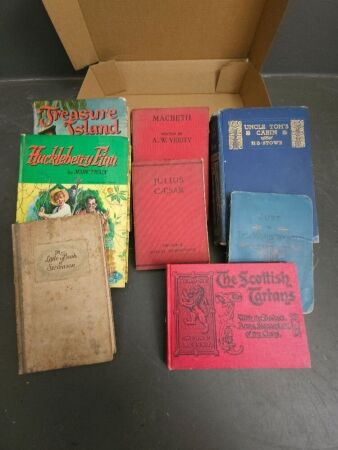 Selection of 8 vintage books