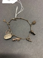 Sterling Silver Charm Bracelet