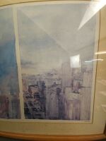 Famous Gottfried Salzmann Twin Towers Print - 2