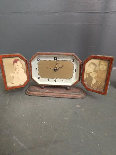 Art Deco West German picture clock