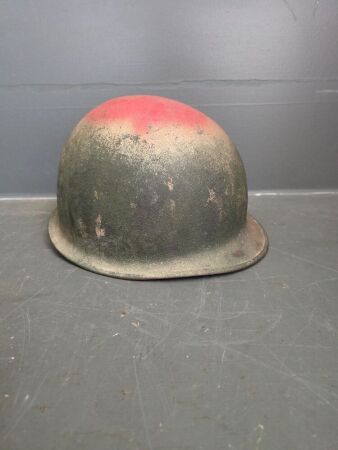 Vintage U.S Issue Steel Military Helmet