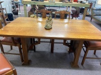 Beautiful Art Deco dining table and 6 chairs - 2