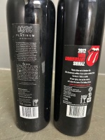 2 Collectable Un-Opened Bottles of Wine - AC/DC Platinum 2010 Shiraz and ROLLING STONES 50 Years 2012 Shiraz - 2