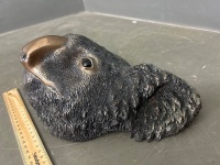 Bronze Koala Head Sculpture  - 3