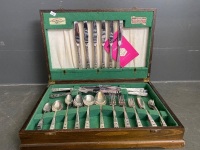 Oneida Coronation Stirling silver plated cutlery set